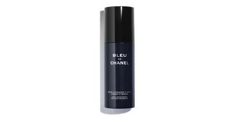 bleu de chanel soin hydratant 2-en-1 visage et barbe|BLEU de CHANEL .